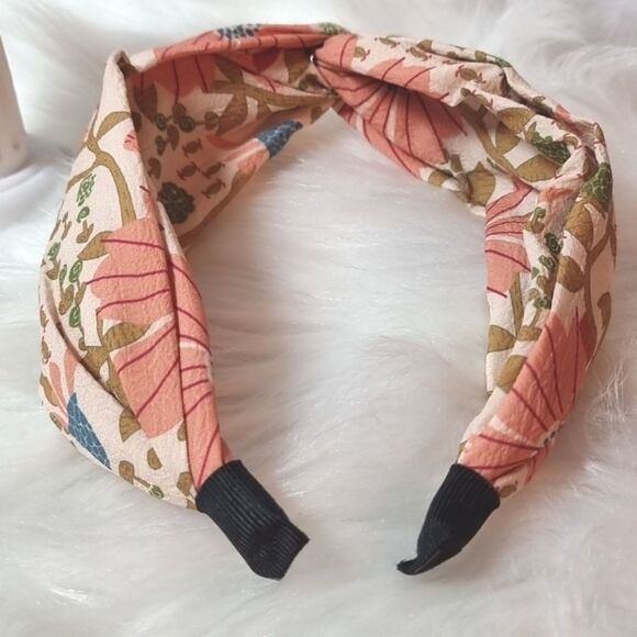 BOHO FALL DAYS HEADBAND leaf leaves floral flower fabric bohohemin bohemian - Picture 5 of 6